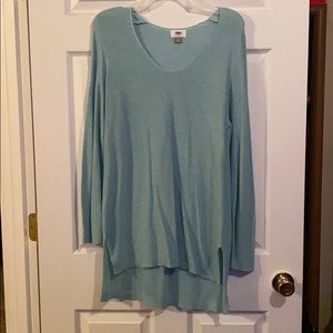 Blue long sleeve tunic
